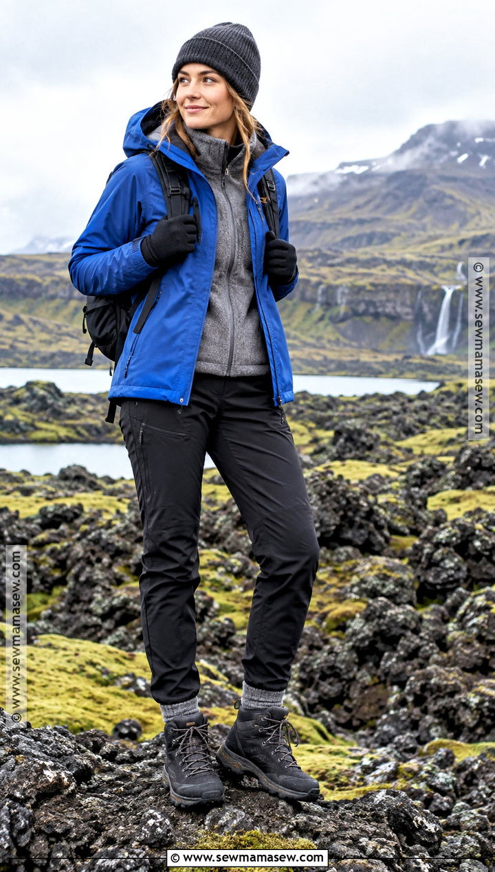 Iceland September Waterproof Jacket And Hiking Pants Outfit - 15 iceland september outfit ideas