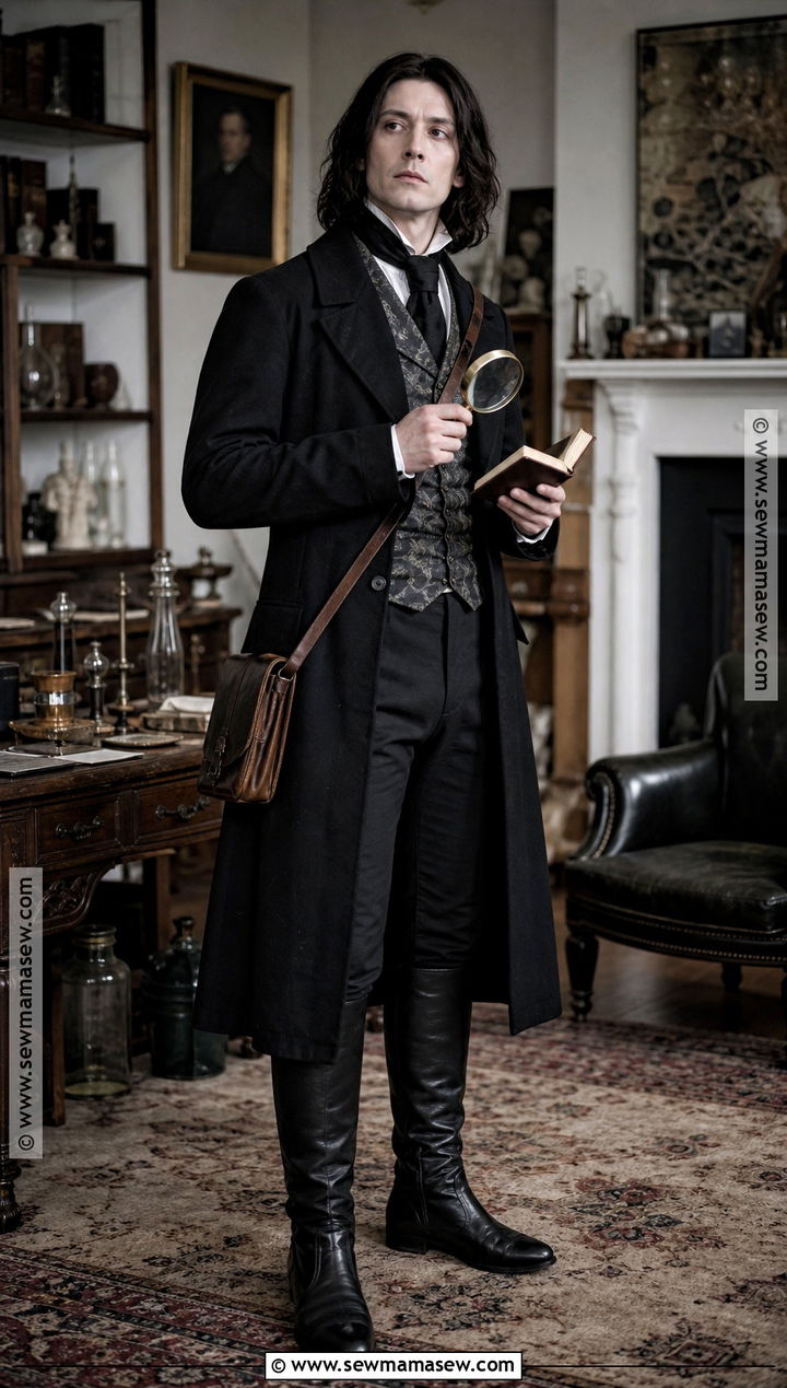 Ichabod Crane Detective Costume - 35 tim burton costumes