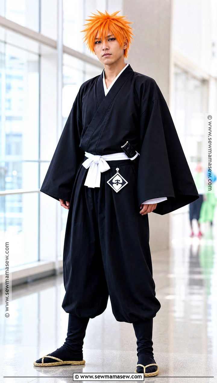 Ichigo Kurosaki Soul Reaper Cosplay - 35 bleach cosplay ideas