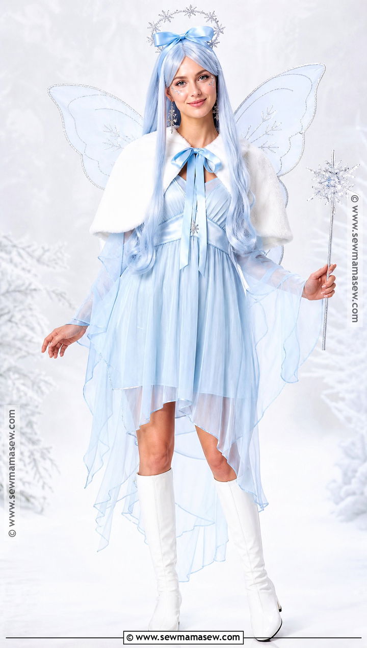 Icy Blue Snow Angel Costume - 30 snow angel costume ideas