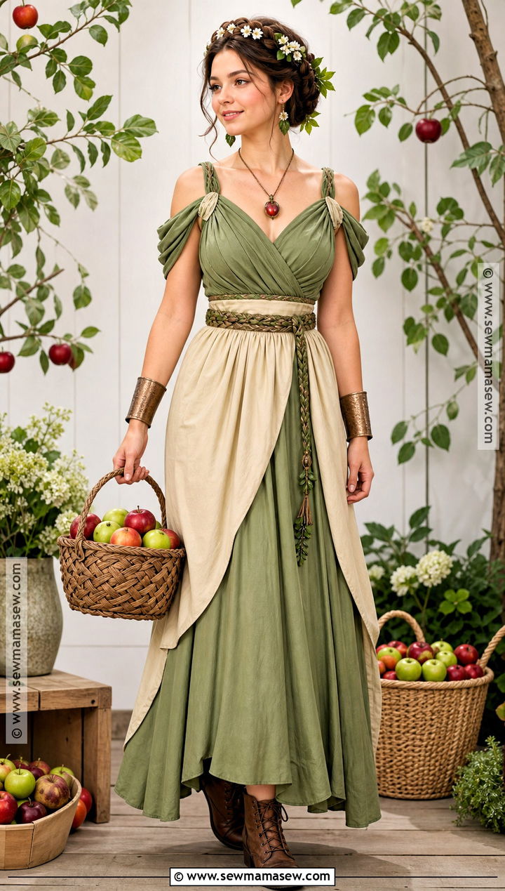 Idun Apple Goddess Costume - 35 Goddess Halloween Costume Ideas