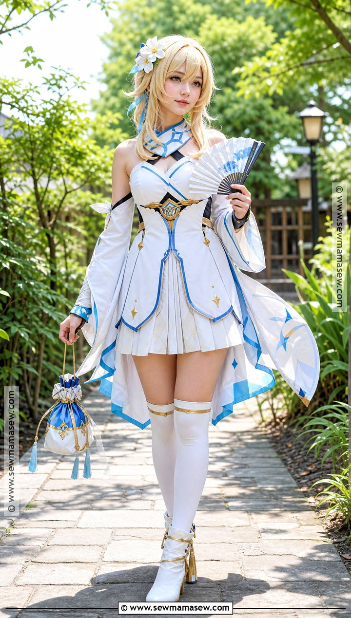Inazuma Kimono Lumine Cosplay - 35 lumine cosplay ideas