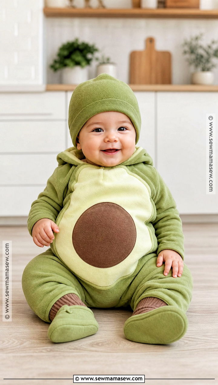 Infant Avocado Costume - 35 infant halloween costumes