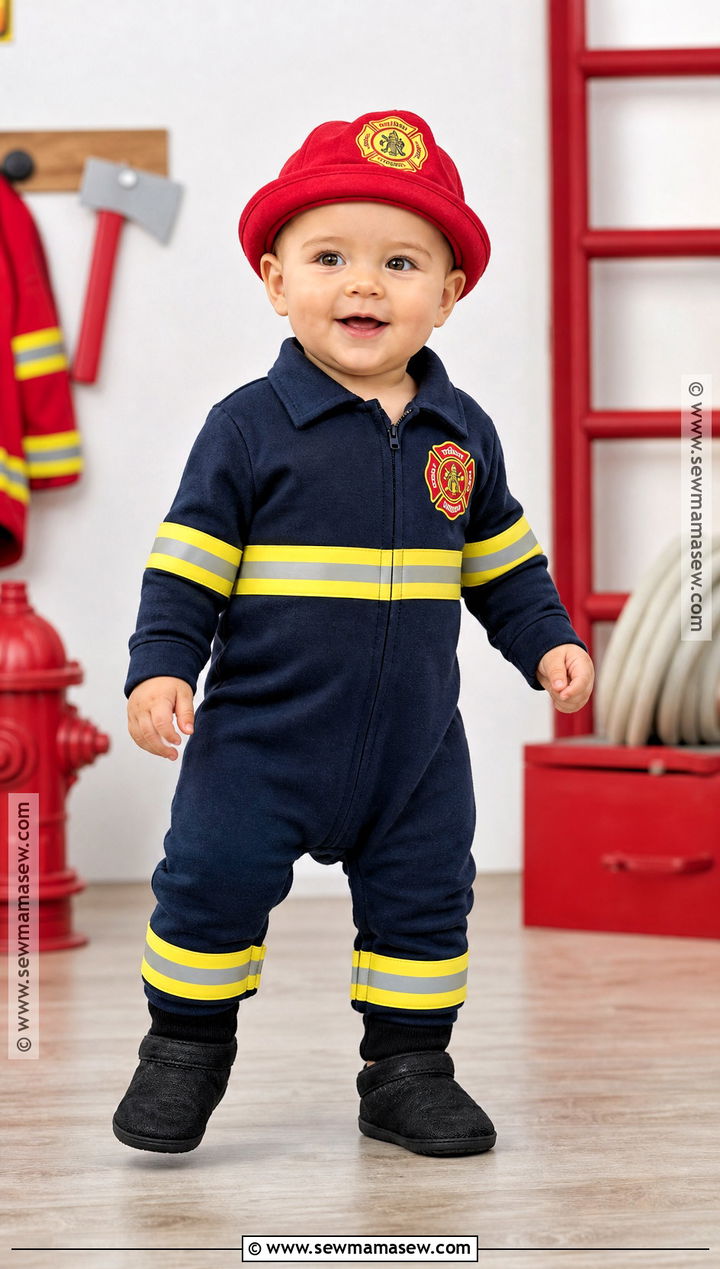 Infant Firefighter Costume - 35 infant halloween costumes
