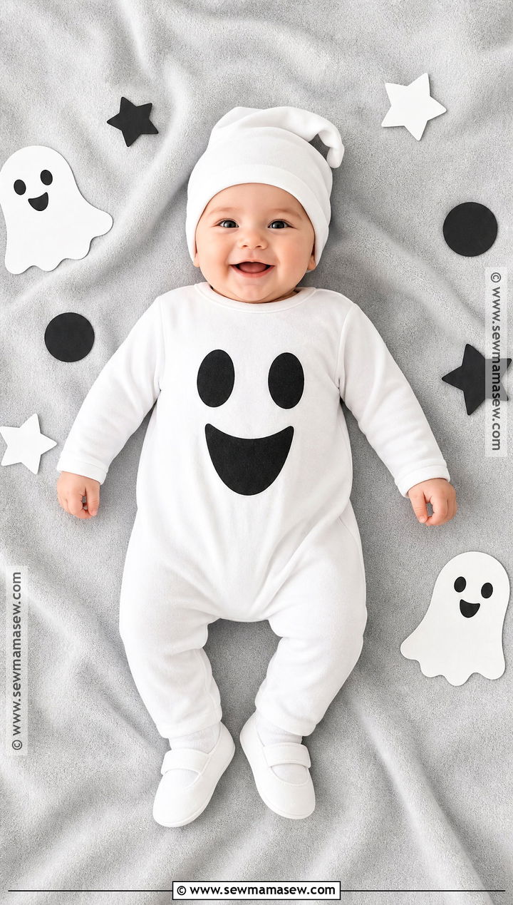 Infant Friendly Ghost Costume - 35 infant halloween costumes
