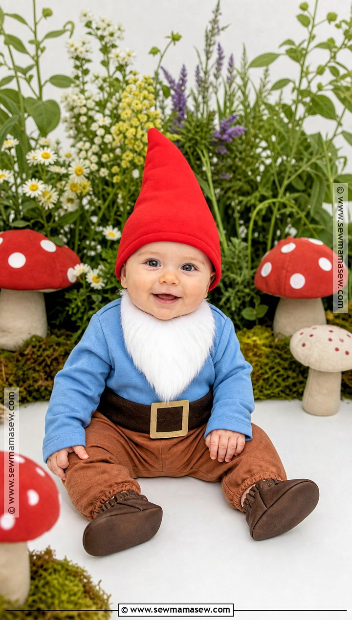 Infant Garden Gnome Costume - 35 infant halloween costumes