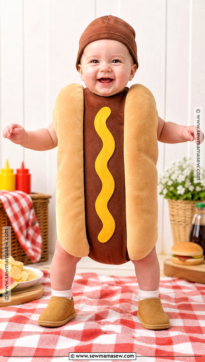 Infant Hot Dog Costume - 35 infant halloween costumes