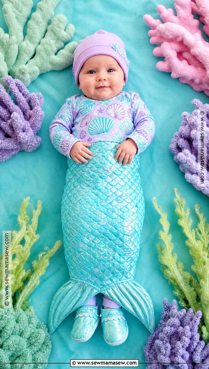Infant Mermaid Costume - 35 infant halloween costumes