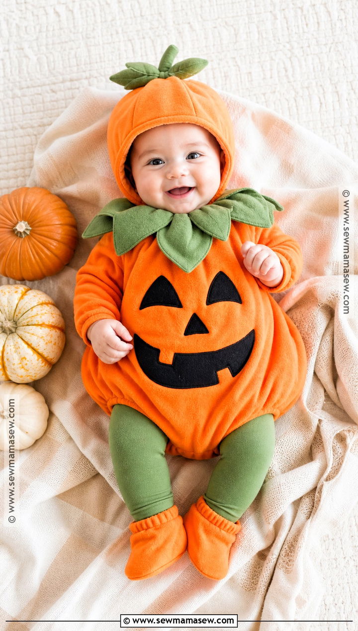 Infant Pumpkin Costume - 35 infant halloween costumes