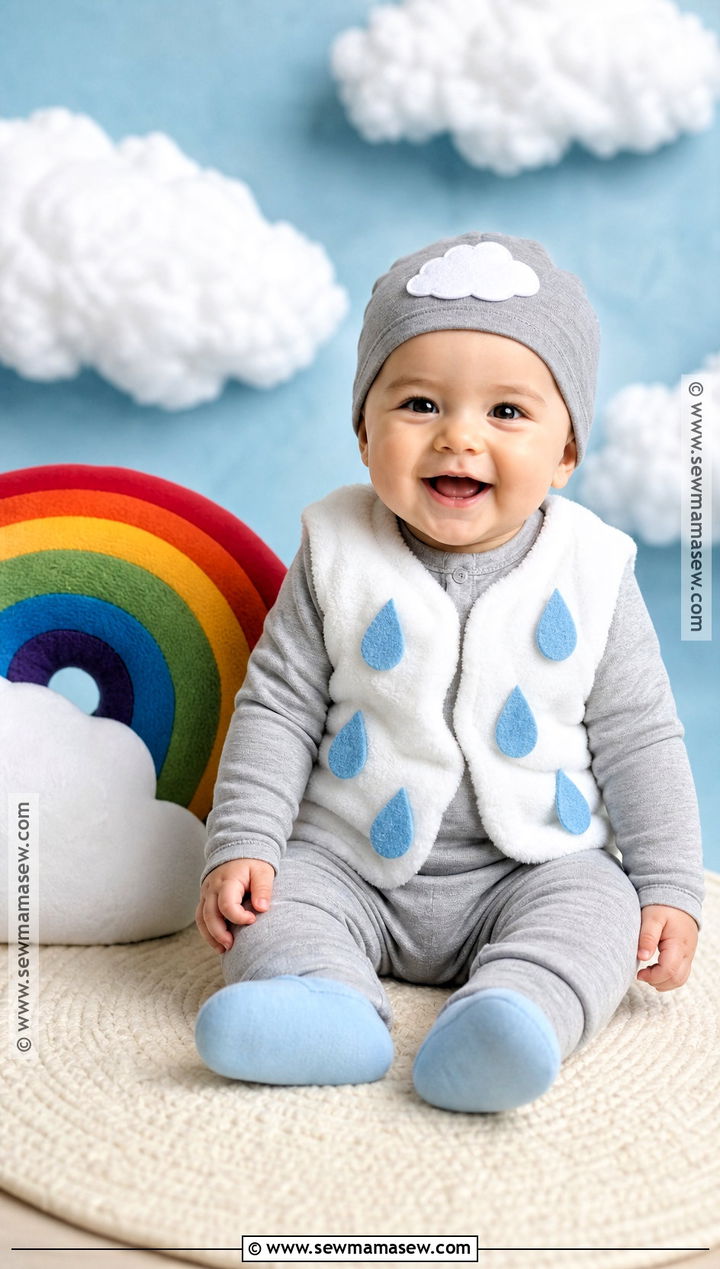 Infant Rain Cloud Costume - 30 infant costume ideas