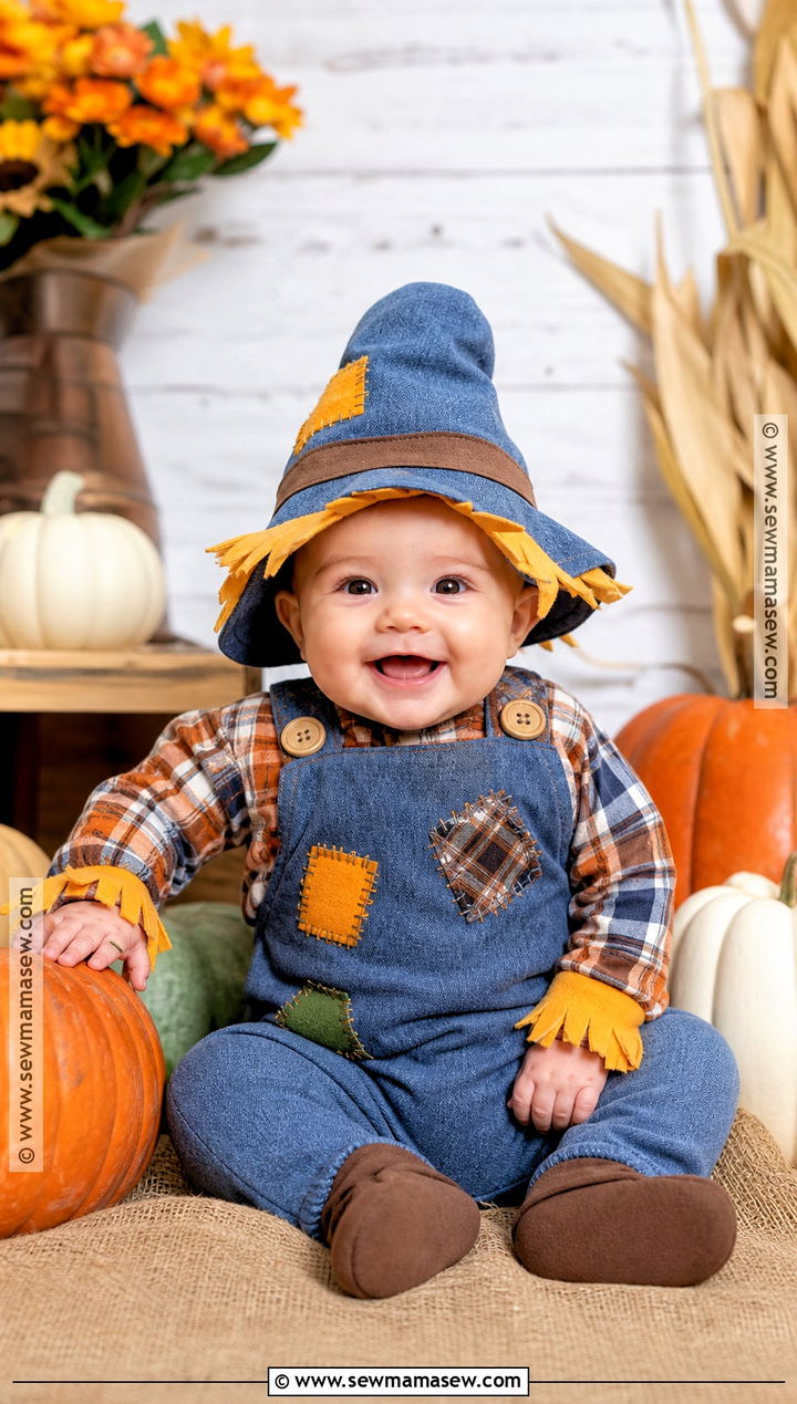 Infant Scarecrow Costume - 35 infant halloween costumes