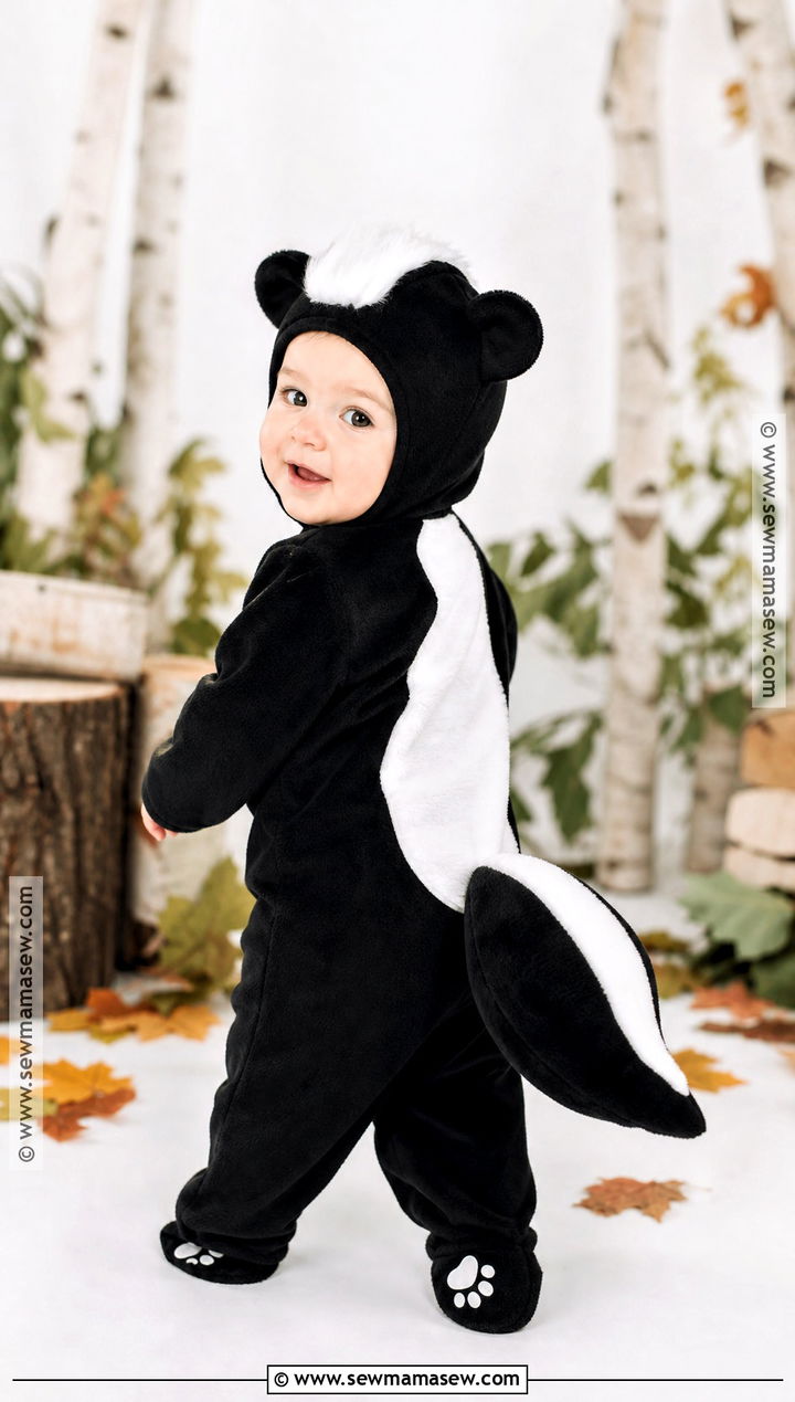 Infant Skunk Costume - 35 infant halloween costumes