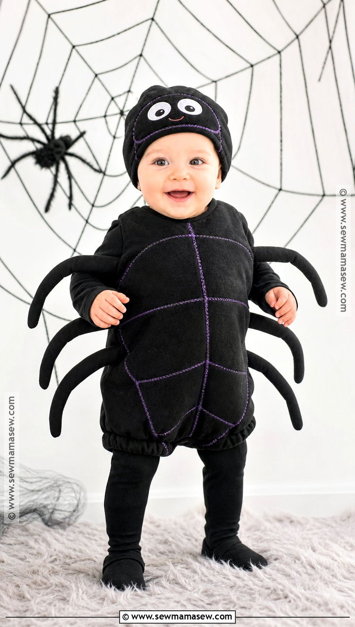 Infant Spider Costume - 35 infant halloween costumes