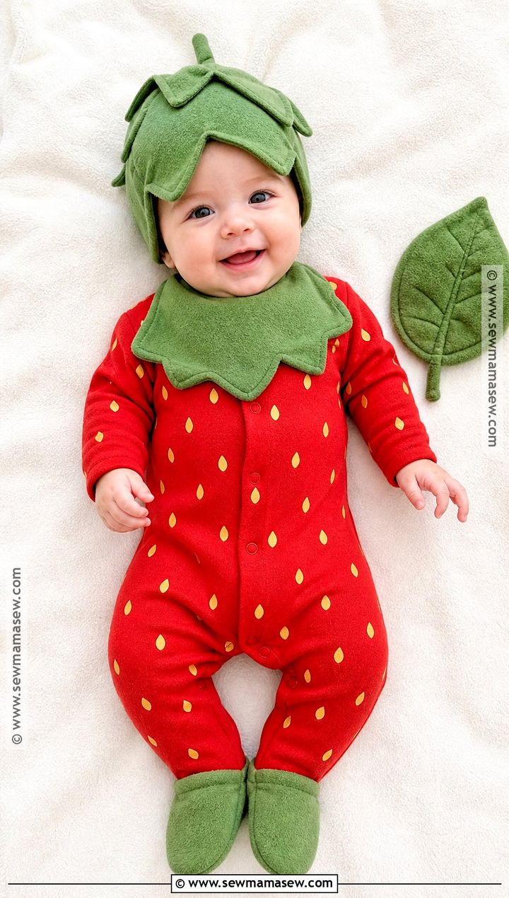 Infant Strawberry Costume - 30 infant costume ideas