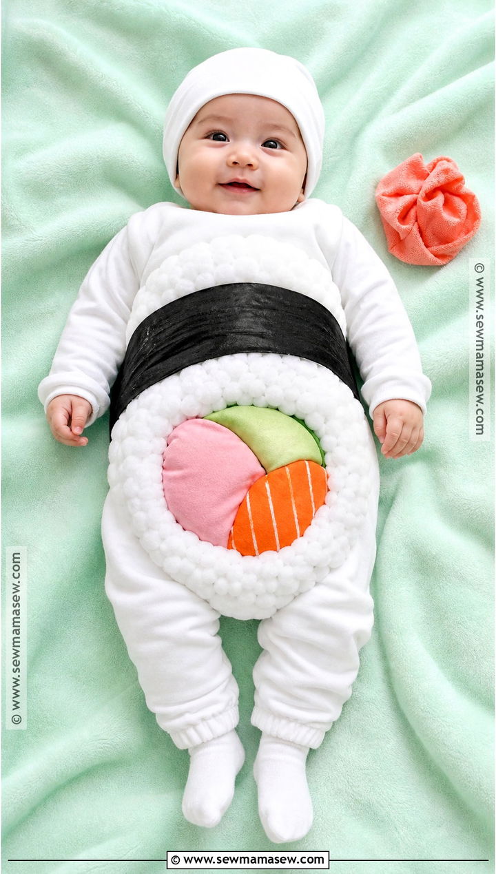 Infant Sushi Roll Costume - 30 infant costume ideas