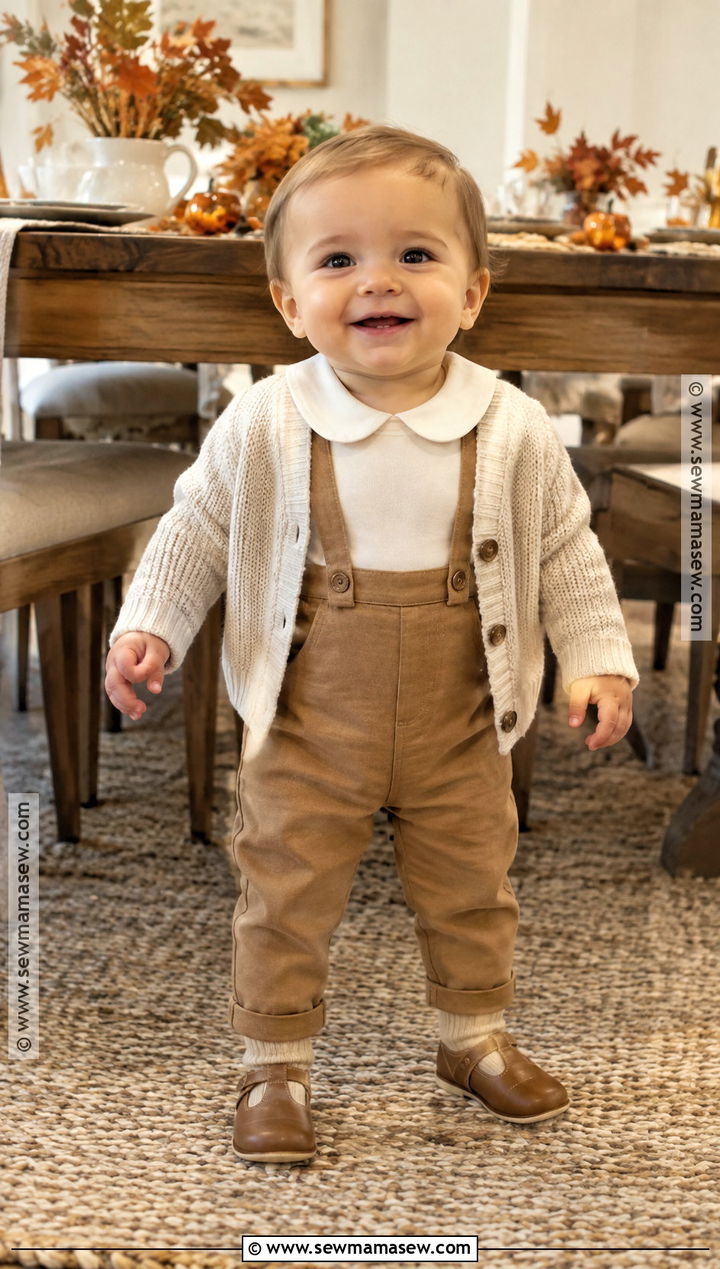 Infant Thanksgiving Suspender Pants Outfit - 15 infant thanksgiving outfit ideas
