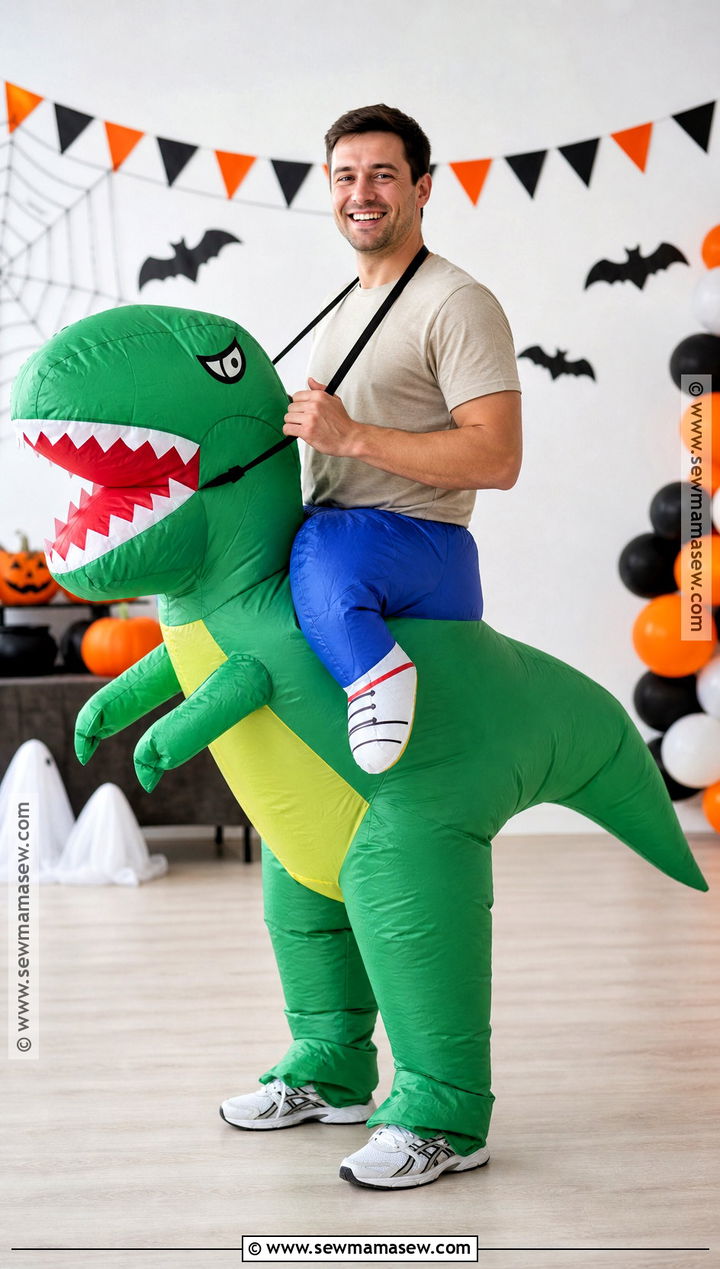 Inflatable Dinosaur Costume - 45 male halloween costumes