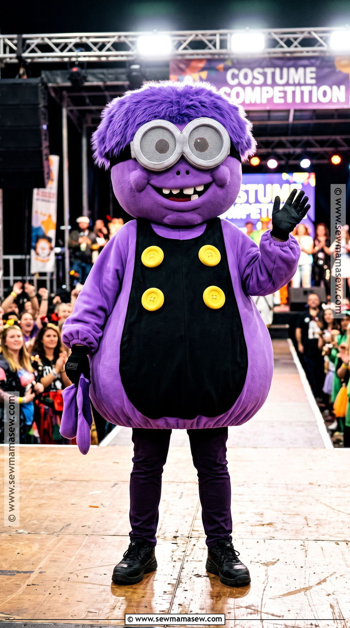 Inflatable Look Purple Minion Costume - 40 purple minion costume ideas
