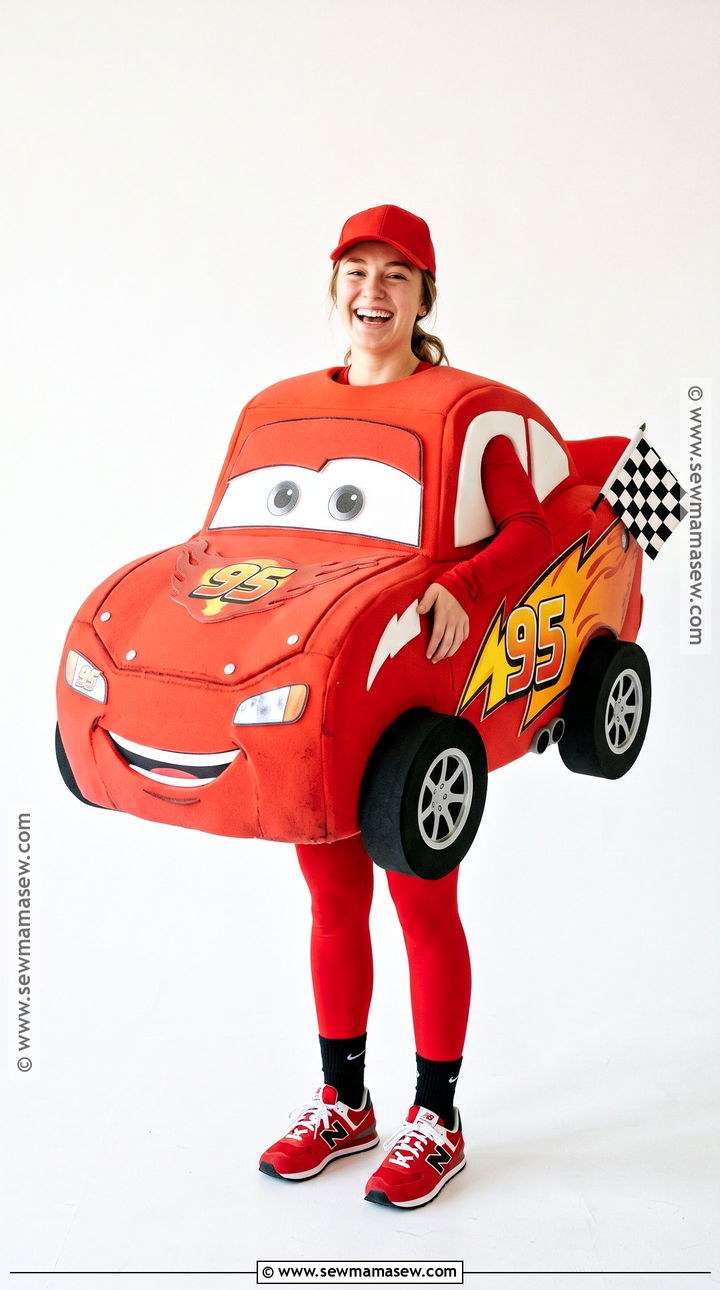 Inflatable Style Lightning McQueen Costume - 45 lightning mcqueen costume ideas