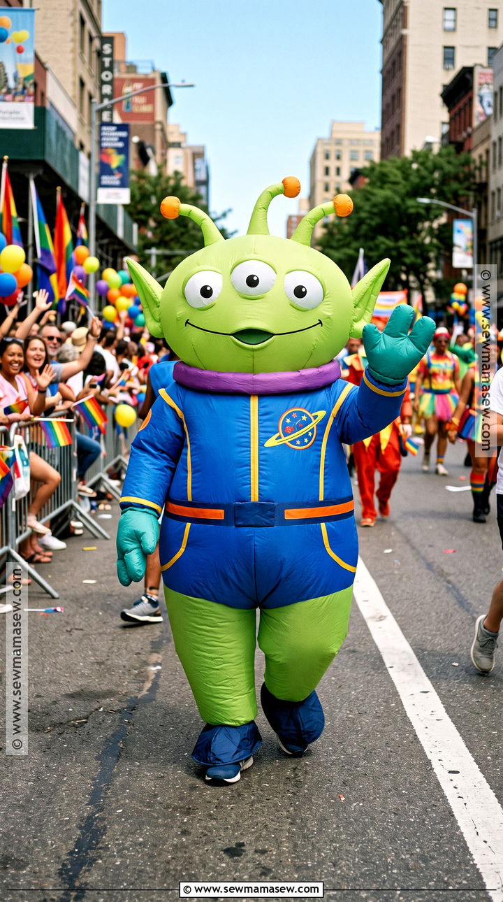 Inflatable Toy Story Alien Costume - 30 aliens from toy story costume ideas