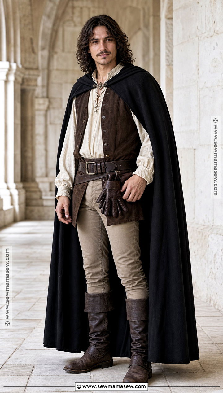 Inigo Montoya Black Cloak Costume - 35 princess bride costume ideas