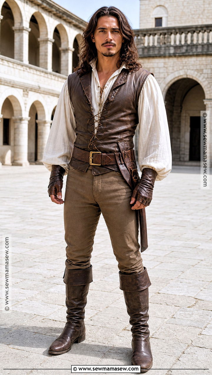 Inigo Montoya Brown Vest Costume - 35 princess bride costume ideas