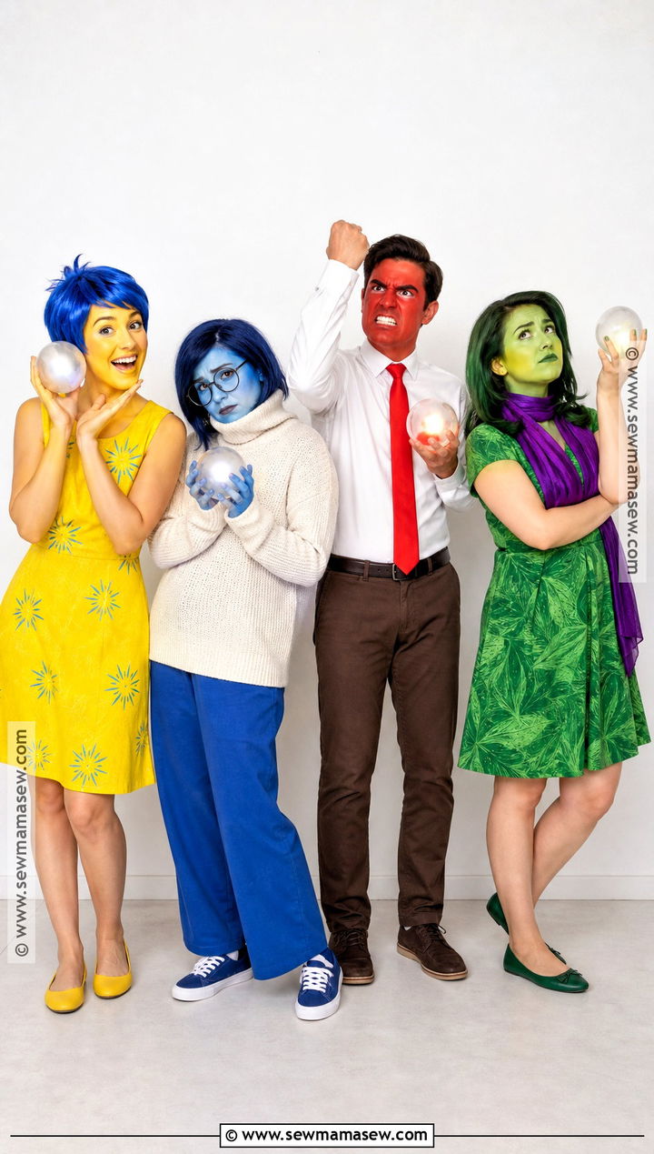 Inside Out Double Date Costume - 30 double date halloween costumes
