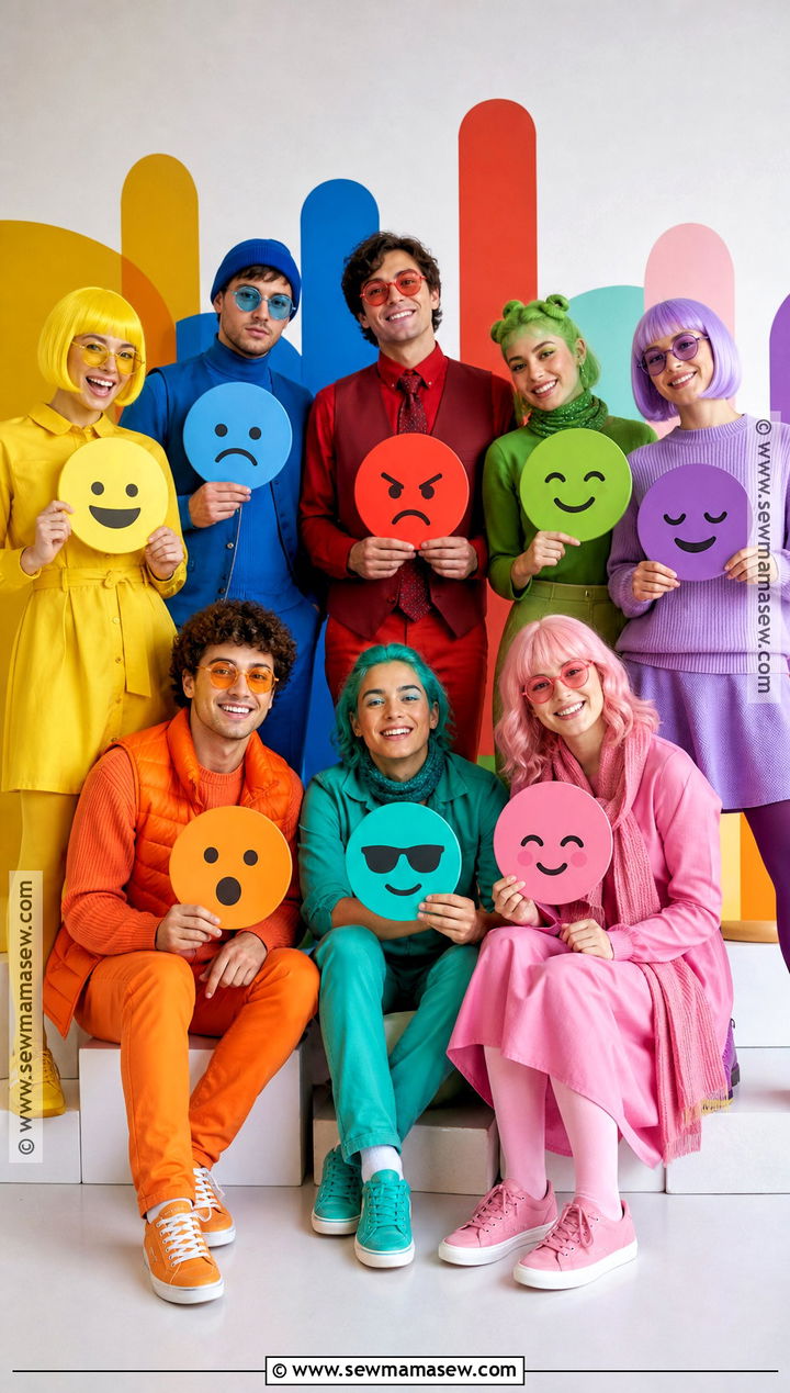 Inside Out Emotions Group Costume - 40 cute group halloween costumes