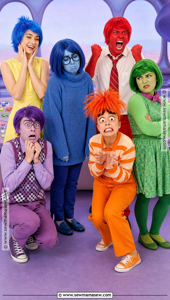 Inside Out Emotions Group Costume - 30 iconic group costumes
