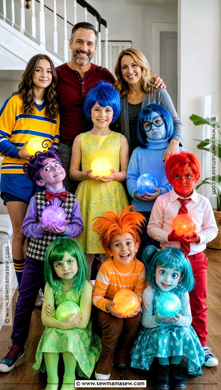 Inside Out Family Cosplay - 35 inside out cosplay ideas