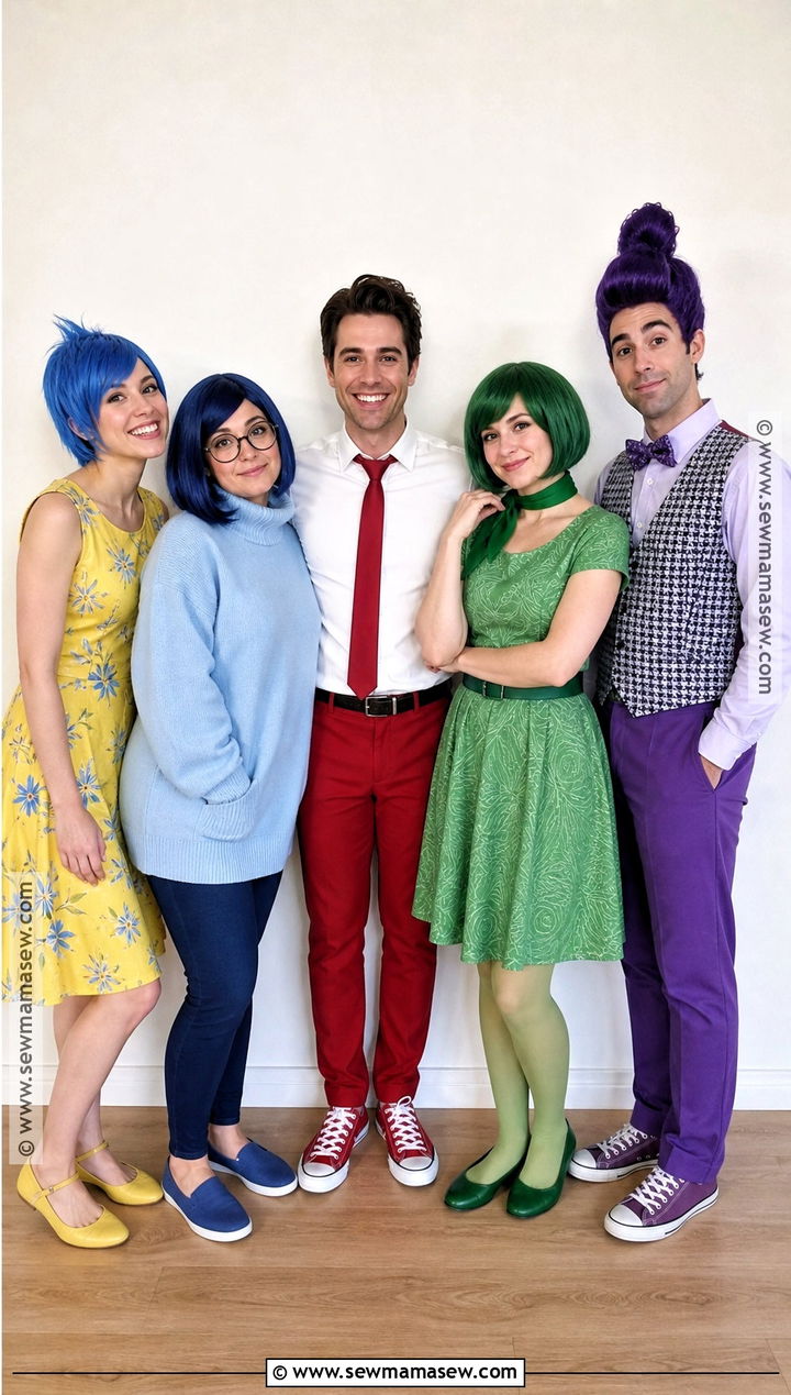 Inside Out Group Costume With Joy - 30 joy halloween costume ideas