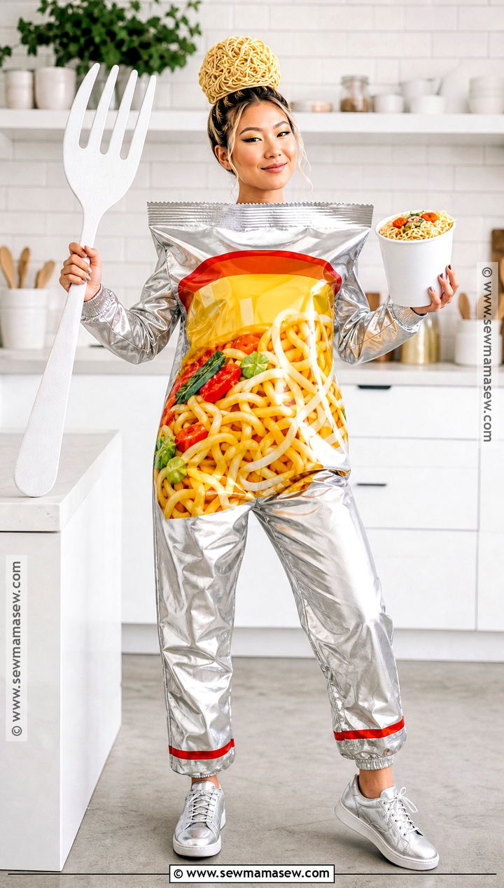 Instant Noodle Seasoning Packet Costume - 50 niche halloween costumes