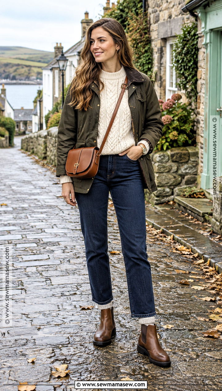 Ireland Fall Aran Sweater Outfit - 15 Ireland Travel Outfits Fall