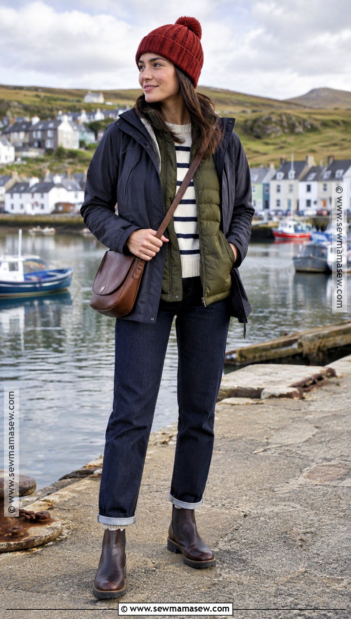 Ireland Fall Coastal Village Outfit - 15 Ireland Travel Outfits Fall