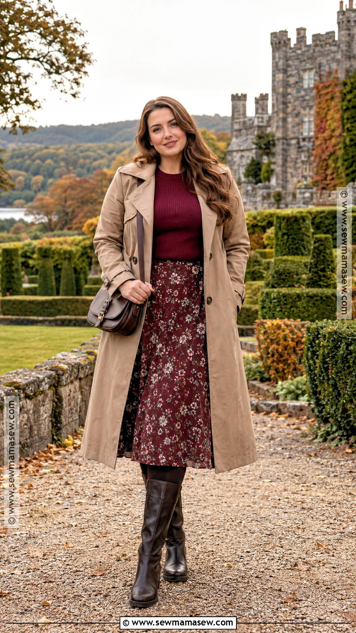Ireland Fall Midi Skirt Outfit - 20 ireland fall outfits