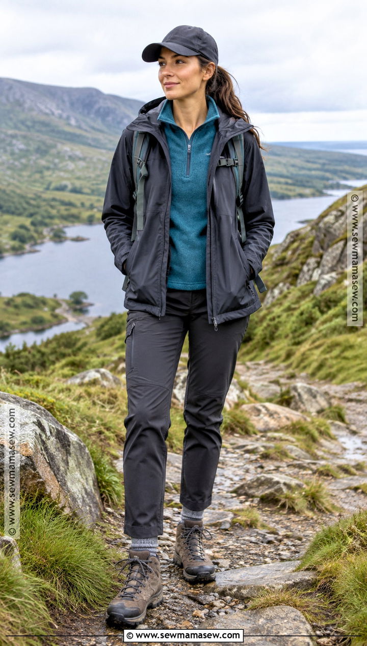 Ireland September Hiking Pants And Fleece Outfit - 20 outfits for ireland in september