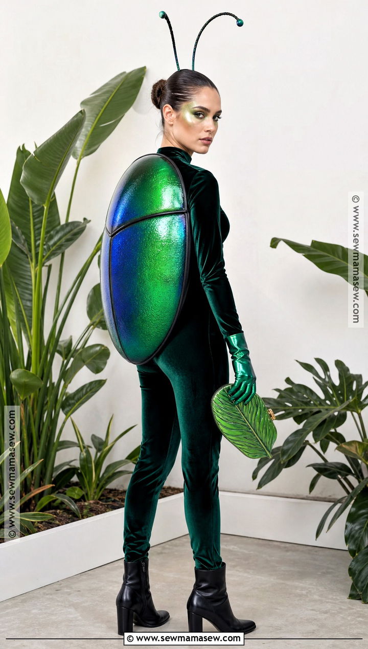 Iridescent Jewel Beetle Costume - 35 bug halloween costume ideas