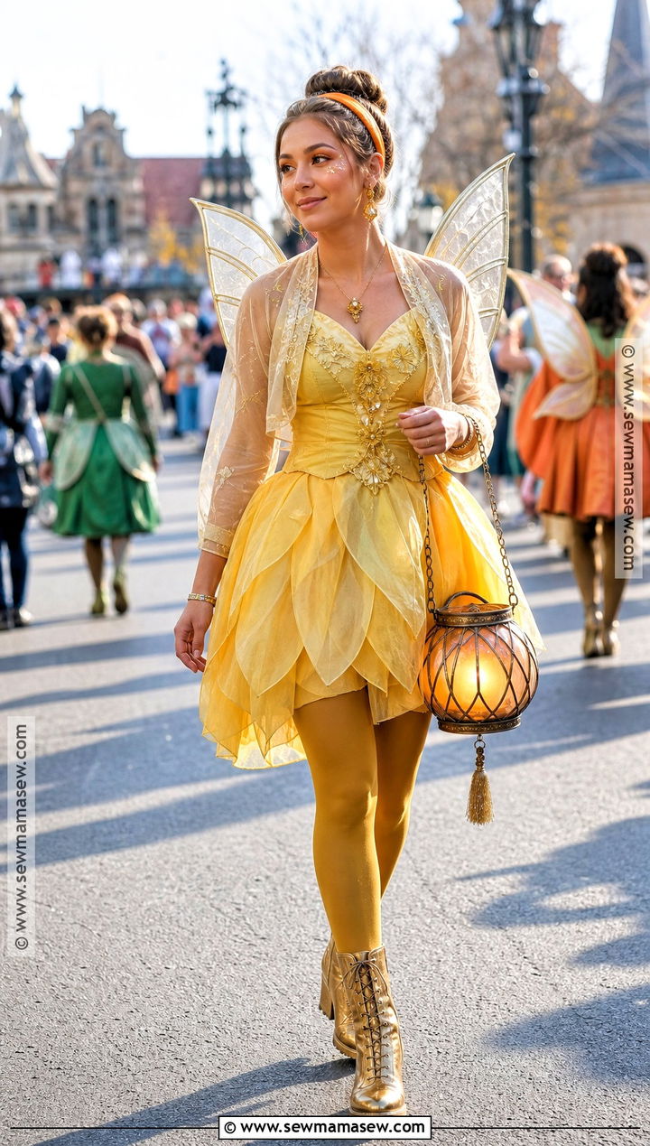 Iridessa Costume With Gold Ankle Boots - 35 iridessa costume ideas