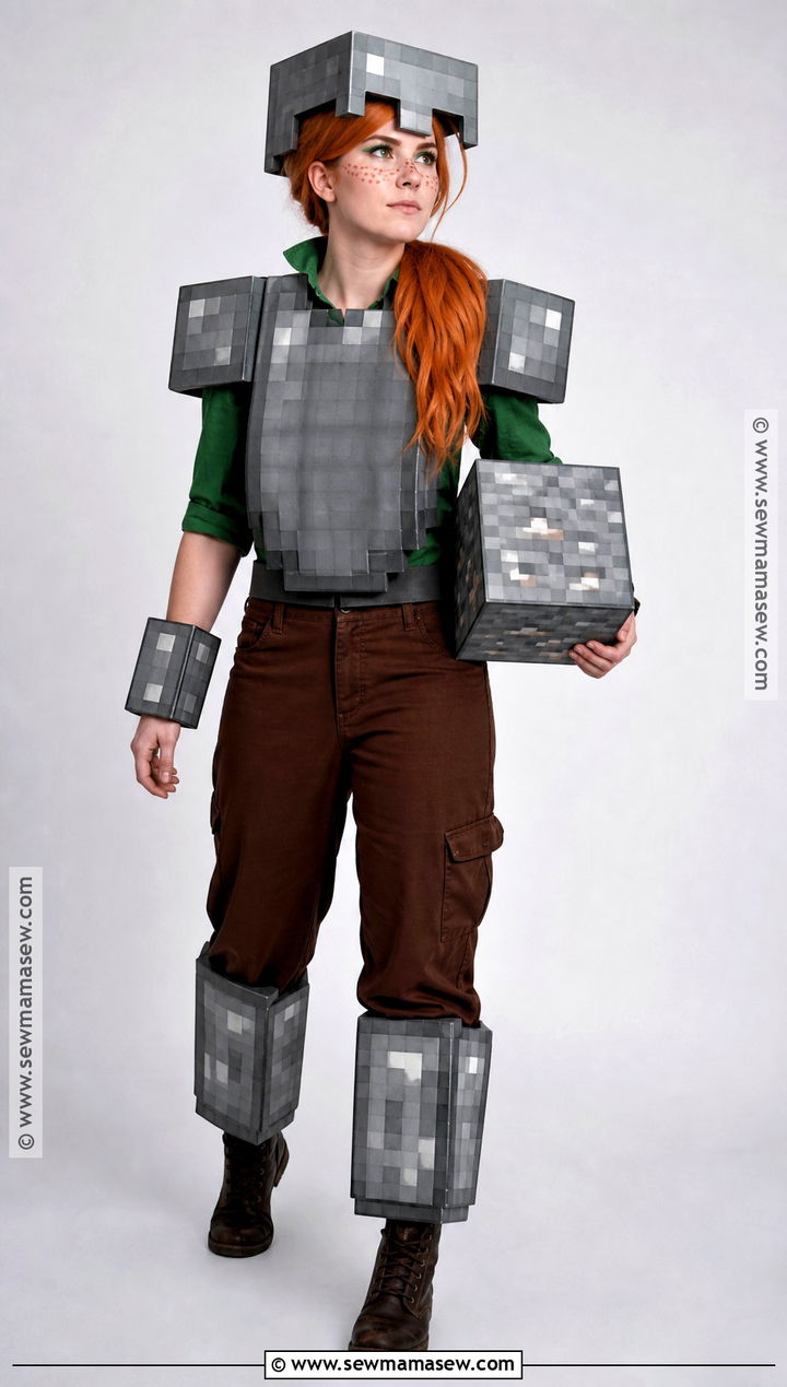 Iron Armor Alex Minecraft Costume - 30 alex minecraft costume ideas