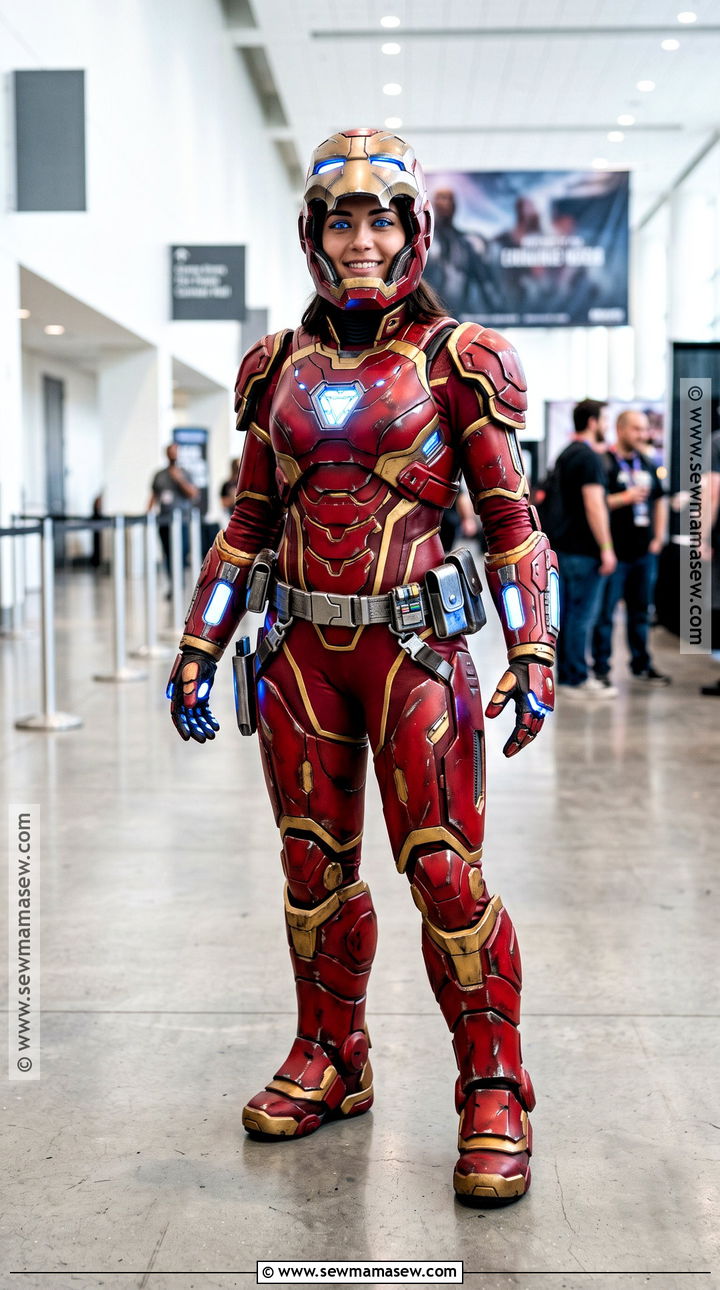 Iron Man Armor With Light Up Details - 30 Iron Man Costume Ideas for Women