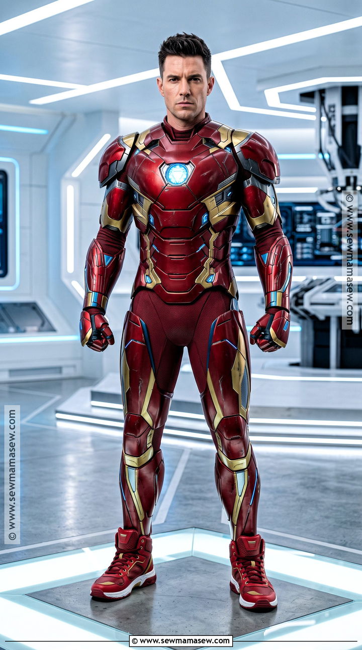 Iron Man Costume With Red And Gold Armor - 30 superhero costume ideas