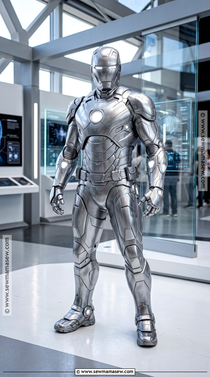 Iron Man Mark II Silver Costume - 30 iron man costume ideas