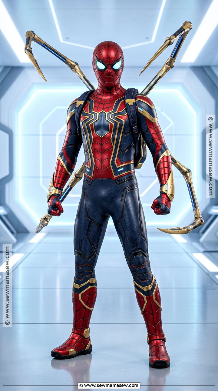 Iron Spider Costume - 35 spiderman halloween costume ideas