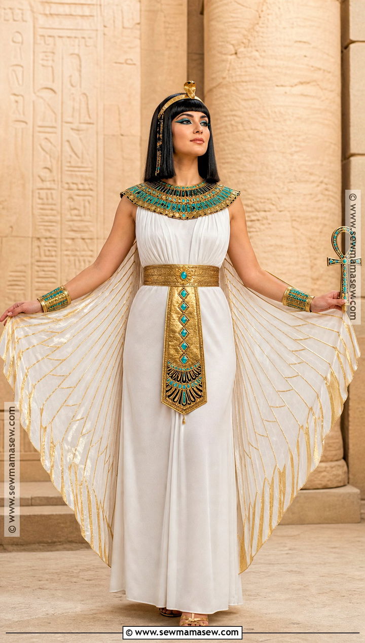 Isis Egyptian Goddess Costume - 35 Goddess Halloween Costume Ideas