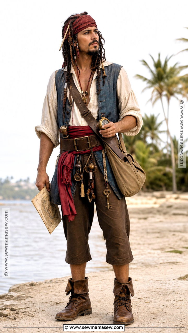 Island Explorer Jack Sparrow Costume - 30 Jack Sparrow Halloween Costume Ideas