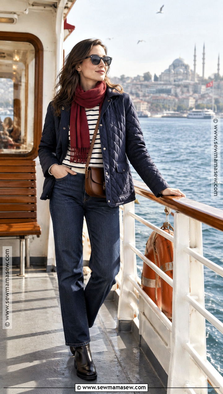 Istanbul Bosphorus Ferry Outfit - 15 istanbul outfit ideas fall