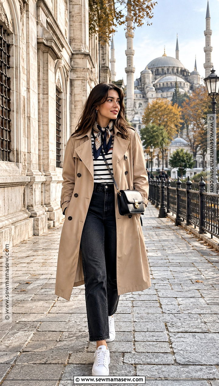 Istanbul Fall Trench Coat Outfit - 15 istanbul fall outfit ideas