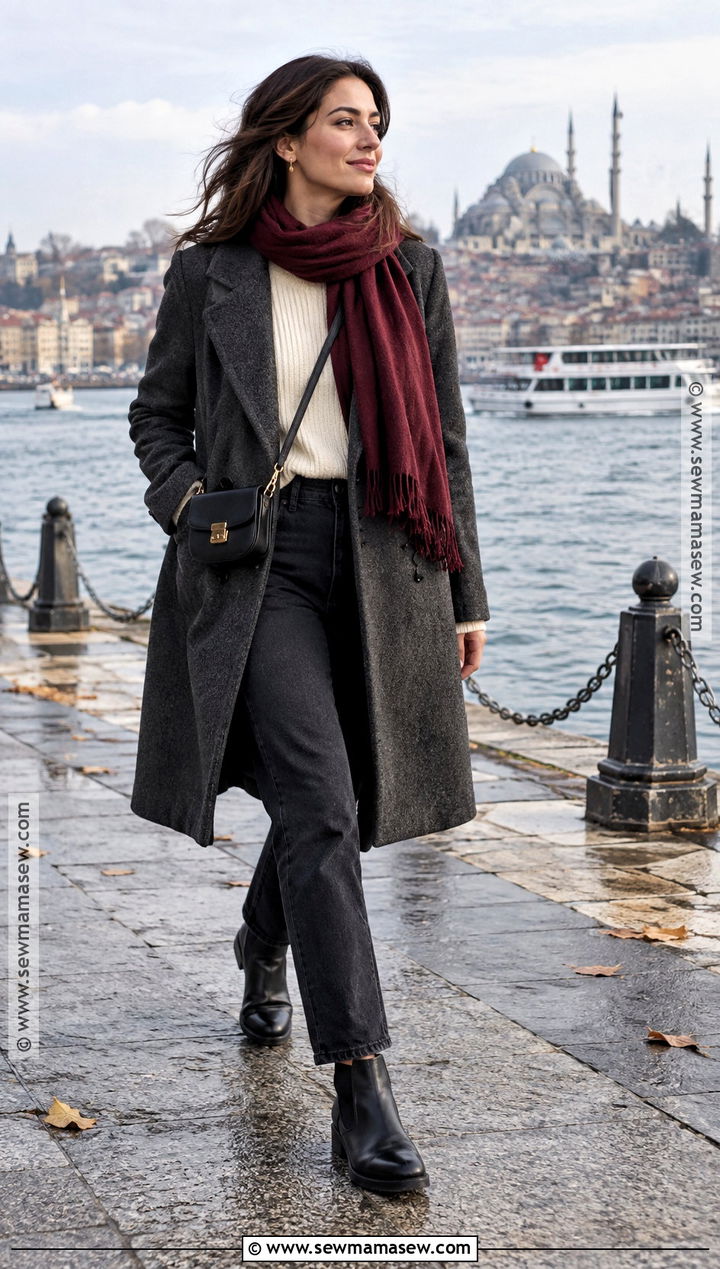 Istanbul Wool Coat Outfit - 15 istanbul outfit ideas fall