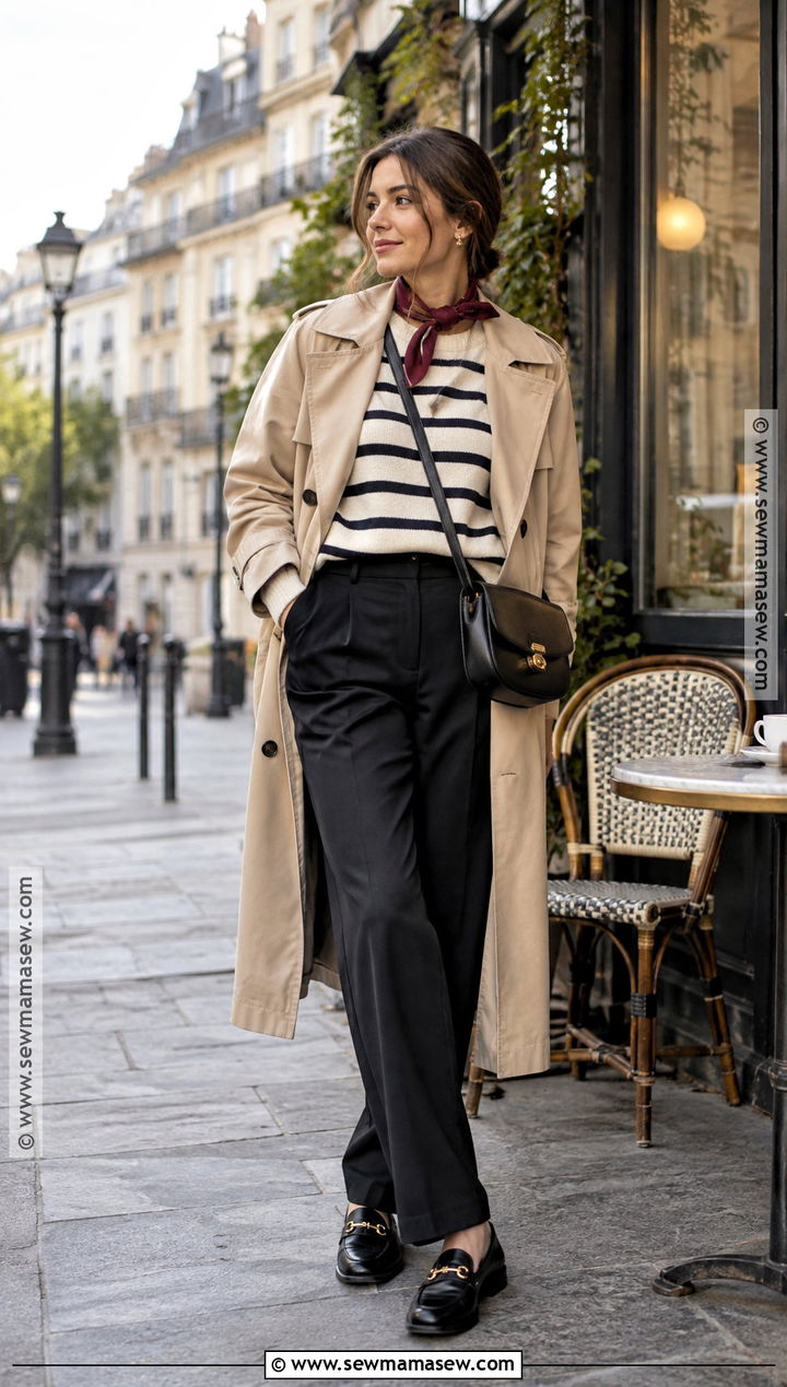 Italian Autumn Striped Sweater Outfit - 25 italian autumn outfits