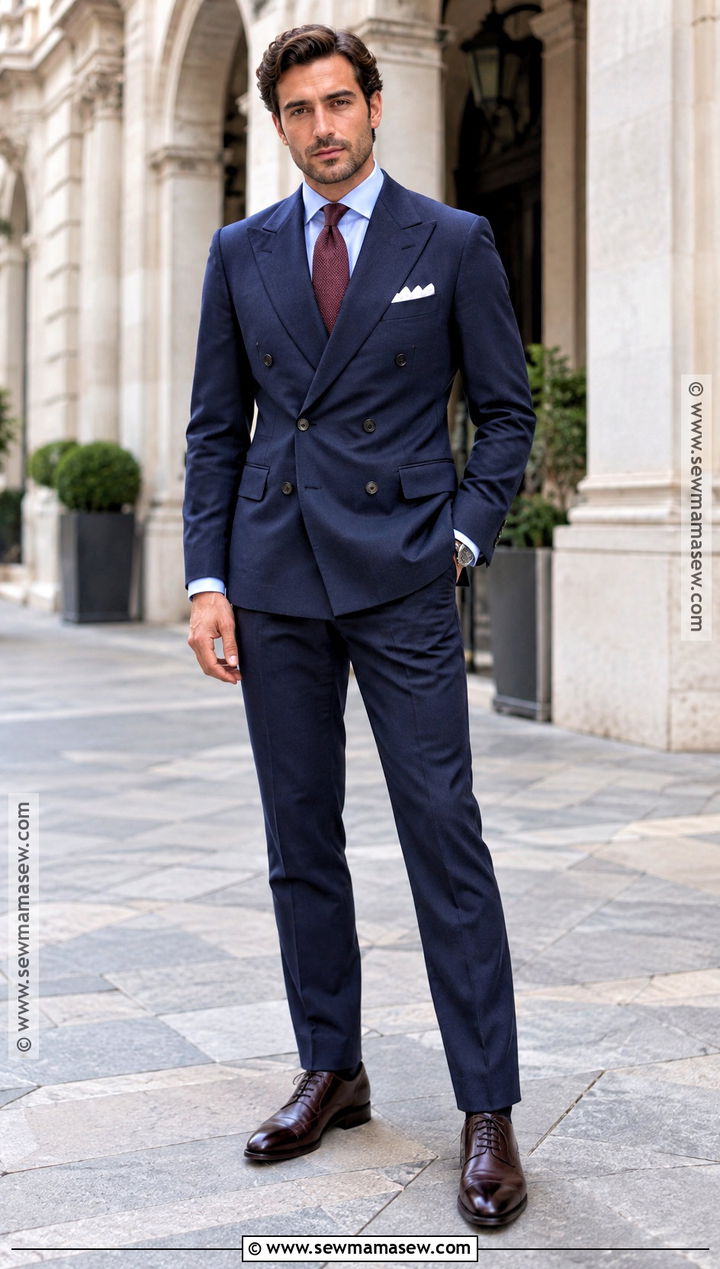 Italian Fall Double Breasted Suit Outfit - 15 mens fashion italy fall ideas